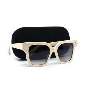 ROBERTO CAVALLI SRC002S IVORY GREY GRADIENT AUTHENTIC SUNGLASSES